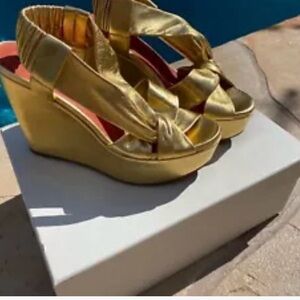 Sa Toni metallic sandals